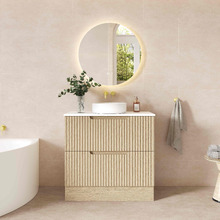 Colette 900mm Freestanding Vanity with Stone Countertop
